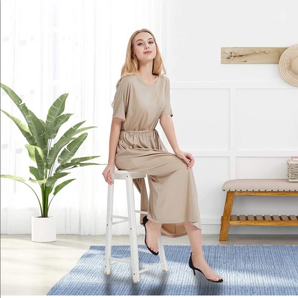 Beige Summer Dress - Picture 3 of 5